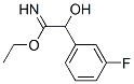 Benzeneethanimidic  acid,  3-fluoro--alpha--hydroxy-,  ethyl  ester  (9CI) Struktur