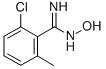 2-CHLORO-N-HYDROXY-6-METHYL-BENZAMIDINE Structure