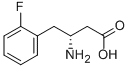 (R)-3-AMINO-4-(2-FLUOROPHENYL)BUTANOIC ACID Structure