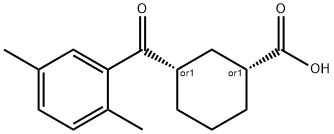 CIS-3-(2,5-DIMETHYLBENZOYL)CYCLOHEXANE-1-CARBOXYLIC ACID price.