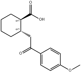 TRANS-2-[2-(4-METHOXYPHENYL)-2-OXOETHYL]CYCLOHEXANE-1-CARBOXYLIC ACID