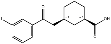 CIS-3-[2-(3-IODOPHENYL)-2-OXOETHYL]CYCLOHEXANE-1-CARBOXYLIC ACID price.