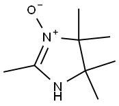 1H-Imidazole, 4,5-dihydro-2,4,4,5,5-pentamethyl-, 3-oxide (9CI) 结构式