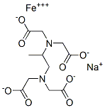 1,2-Diaminopropane-N,N,N',N'-tetraacetic acid ferric sodium salt Struktur