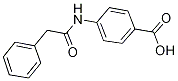 N-PHENYLACETYL-P-AMINOBENZOIC ACID) Structure