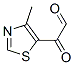 5-Thiazoleacetaldehyde,  4-methyl--alpha--oxo- Structure