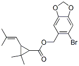 (6-bromobenzo[1,3]dioxol-5-yl)methyl 2,2-dimethyl-3-(2-methylprop-1-en yl)cyclopropane-1-carboxylate|