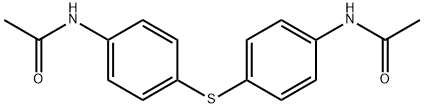 N-[4-(4-acetamidophenyl)sulfanylphenyl]acetamide Structure