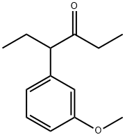 3-(m-Methoxyphenyl)-4-hexanone Structure