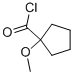 Cyclopentanecarbonyl chloride, 1-methoxy- (9CI) Structure
