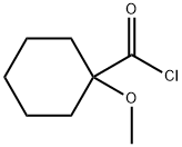 1-甲氧基环己烷-1-羰基氯化, 73555-16-5, 结构式