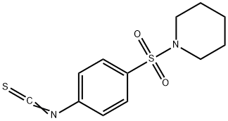 1-[(4-ISOTHIOCYANATOPHENYL)SULFONYL]PIPERIDINE Struktur