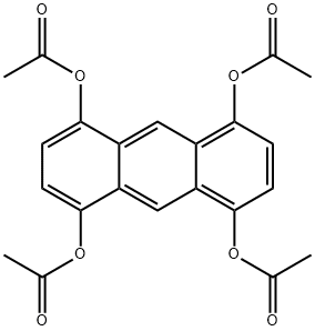 1,4,5,8-TETRAACETOXYANTHRACENE Structure