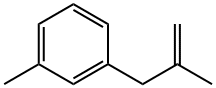 2-メチル-3-(3-メチルフェニル)-1-プロペン 化学構造式