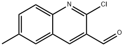 2-Chloro-6-methyl-3-quinolinecarbaldehyde Struktur