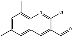 2-氯-6,8-二甲基喹啉-3-甲醛,73568-31-7,结构式