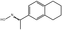 (1E)-1-(5,6,7,8-TETRAHYDRONAPHTHALEN-2-YL)ETHANONE OXIME Struktur