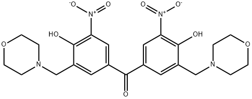 bis[4-hydroxy-3-(morpholin-4-ylmethyl)-5-nitro-phenyl]methanone|