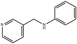 N-[(3-吡啶基)甲基]苯胺,73570-11-3,结构式