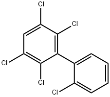 2,2',3,5,6-ペンタクロロビフェニル 化学構造式