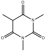 1,3,5-トリメチルバルビツル酸 化学構造式