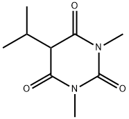 1,3-Dimethyl-5-isopropylbarbituric acid Structure