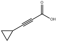 3-シクロプロピルプロプ-2-イン酸 化学構造式