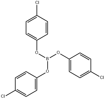 硼酸三(4-氯苯) 酯, 7359-58-2, 结构式