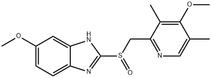 オメプラゾール 化学構造式