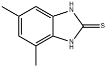 2H-Benzimidazole-2-thione,1,3-dihydro-4,6-dimethyl-(9CI) Structure