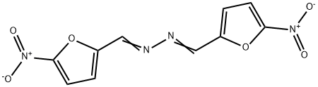 5-ニトロ-2-フランカルボアルデヒド(5-ニトロ-2-フラニル)メチレンヒドラゾン 化学構造式