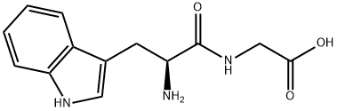 N-L-トリプトフィルグリシン 化学構造式