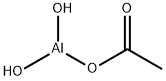 ジヒドロキシアルミニウムアセタート 化学構造式