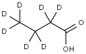 BUTYRIC-D7 ACID Structure