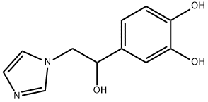 1,2-Benzenediol, 4-[1-hydroxy-2-(1H-imidazol-1-yl)ethyl]- (9CI) 结构式