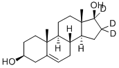 5-ANDROSTEN-3BETA,17BETA-DIOL-16,16,17-D3,73609-45-7,结构式