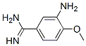 Benzenecarboximidamide, 3-amino-4-methoxy- (9CI) Structure