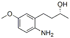 Benzenepropanol, 2-amino-5-methoxy-alpha-methyl-, (alphaR)- (9CI) Structure