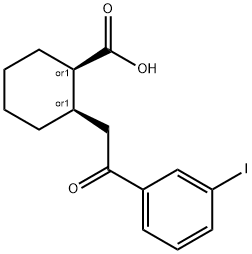 CIS-2-[2-(3-IODOPHENYL)-2-OXOETHYL]CYCLOHEXANE-1-CARBOXYLIC ACID