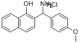 2-[AMINO-(4-METHOXY-PHENYL)-METHYL]-NAPHTHALEN-1-OL HYDROCHLORIDE|2-[AMINO-(4-METHOXY-PHENYL)-METHYL]-NAPHTHALEN-1-OL HYDROCHLORIDE