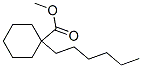 1-Hexylcyclohexanecarboxylic acid methyl ester 结构式