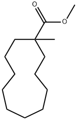 1-Methylcycloundecanecarboxylic acid methyl ester 结构式