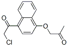 1-(4-Chloroacetyl-1-naphtyloxy)-2-propanone Structure