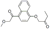 1-(4-Methoxyacetyl-1-naphtyloxy)-2-butanone Structure