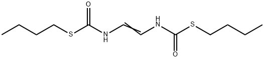 N,N'-Vinylenebis(thiocarbamic acid)S,S'-dibutyl ester Structure
