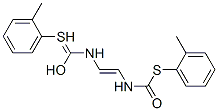N,N'-Vinylenebis(thiocarbamic acid)S,S'-di(o-tolyl) ester Structure