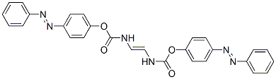N,N'-Vinylenedicarbamic acid bis(p-phenylazophenyl) ester Structure
