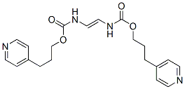 N,N'-Vinylenedicarbamic acid bis[3-(4-pyridinyl)propyl] ester Structure