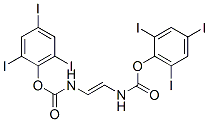 N,N'-Vinylenedicarbamic acid bis(2,4,6-triiodophenyl) ester Structure