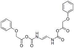 N,N'-Vinylenebis(phenoxyacetic acid carbamic acid anhydride) Structure